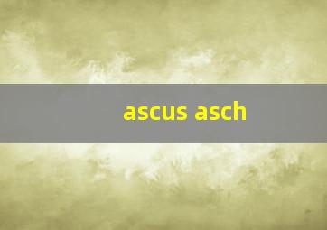 ascus asch